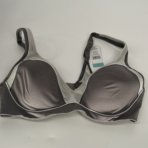 NATORI Zen Contour Convertible Sports Bra - NWTS - Feather Grey - 34C - Picture 3 of 5